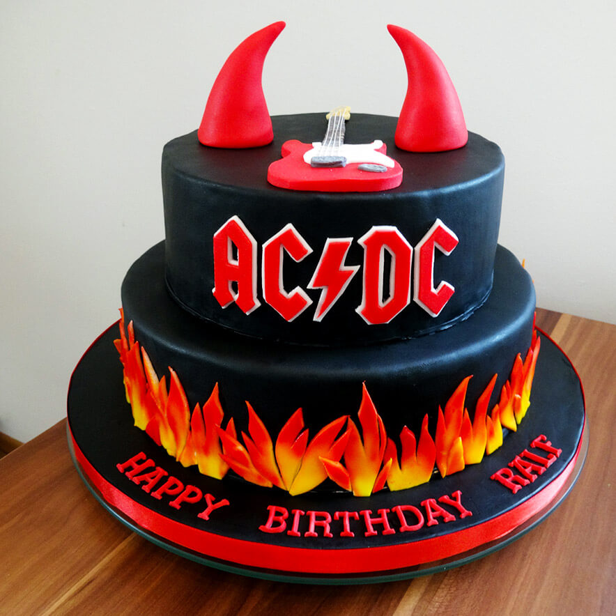 Wunderkuchen Rezept ACDC Motivtorte