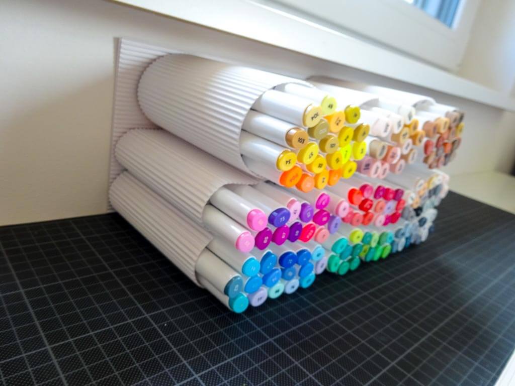 brushpens liegend aufbewahren anleitung stiftehalter