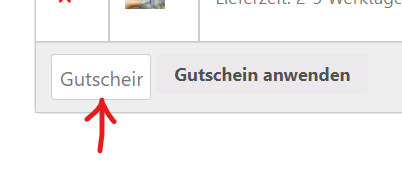 online shop gutschein einlösen