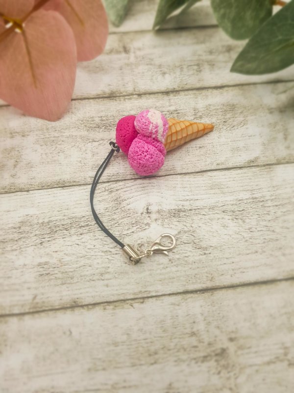 miniatur eiscreme aus fimo