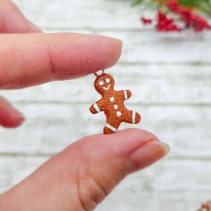 Fimo Polymer Clay Lebkuchen figur charm Schlüsselanhänger