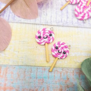 miniatur lolly aus fimo