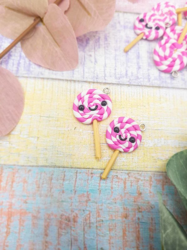 miniatur lolly aus fimo
