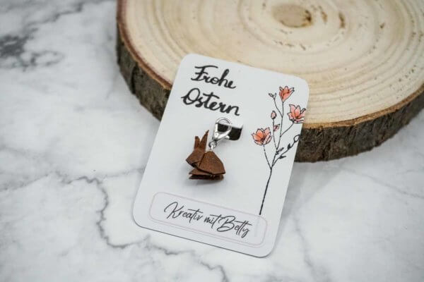 Origami Hase Ohrringe handgemacht kreativ mit betty