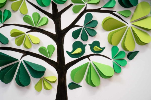 Gästebuchbaum für Hochzeiten und Geburtstagsfeier super Geschenkidee