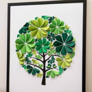 Gästebuchbaum für Hochzeiten und Geburtstagsfeier super Geschenkidee