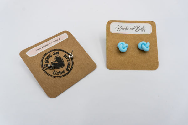 knopf ohrringe aus polymer clay fimo handgemacht kreativ mit betty