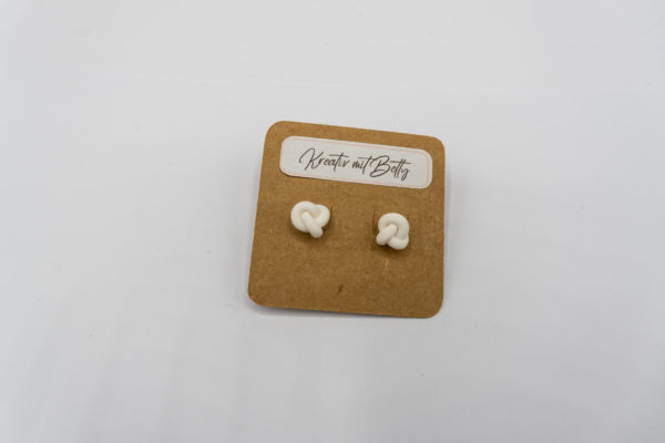 knopf ohrringe aus polymer clay fimo handgemacht kreativ mit betty