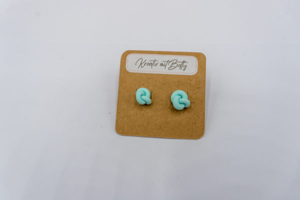 knopf ohrringe aus polymer clay fimo handgemacht kreativ mit betty
