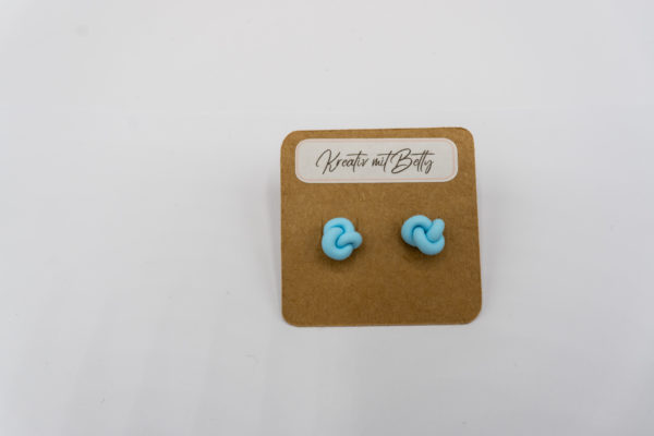 knopf ohrringe aus polymer clay fimo handgemacht kreativ mit betty