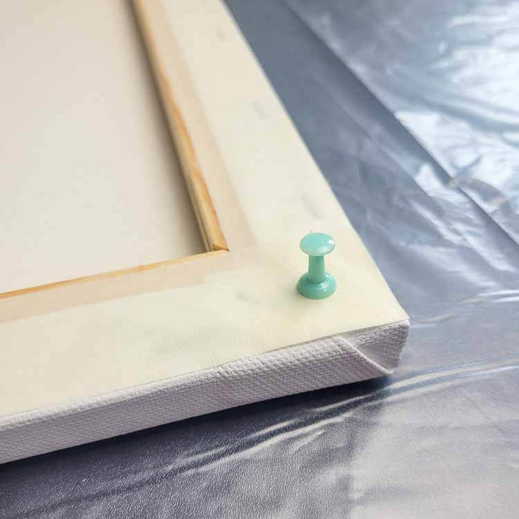kreilrahmen vorbereiten fuer acrylic pouring und fluid painting