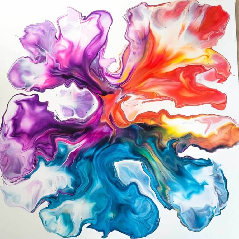 dutch pour technik anleitung acrylic pouring