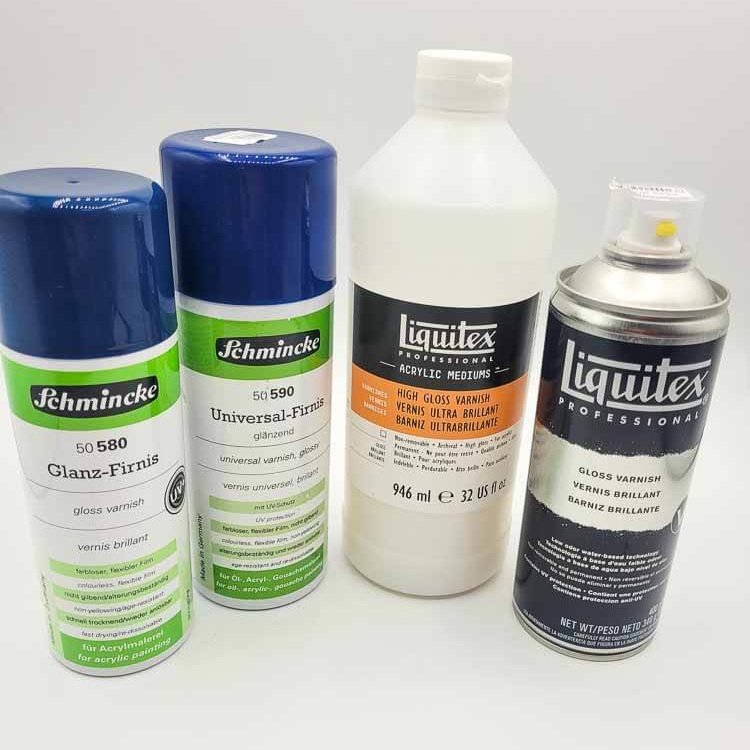 firnis als schutzlack für jede acrylic pouring technik