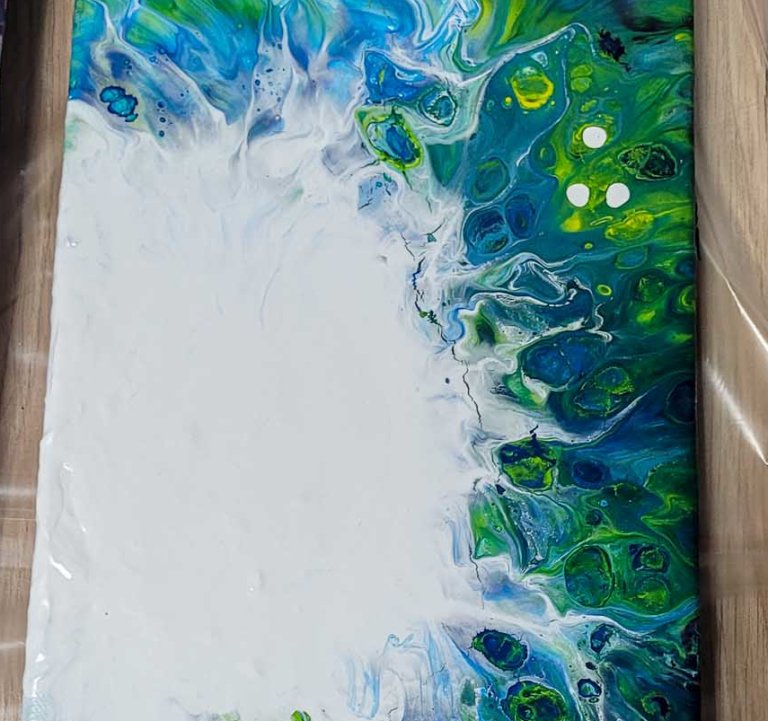 acrylic pouring risse ausbessern