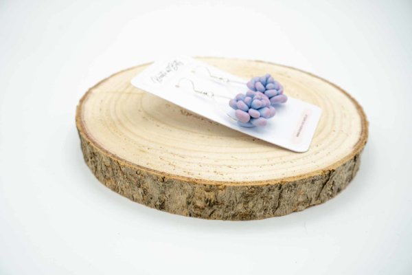 Sukkulenten Ohrringe mintgrün aus Polymer Ton handgemacht, realistischer Pflanzenschmuck