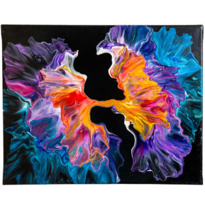 Acrylic Pouring Bild von Bettina Luger - Kreativ mit Betty