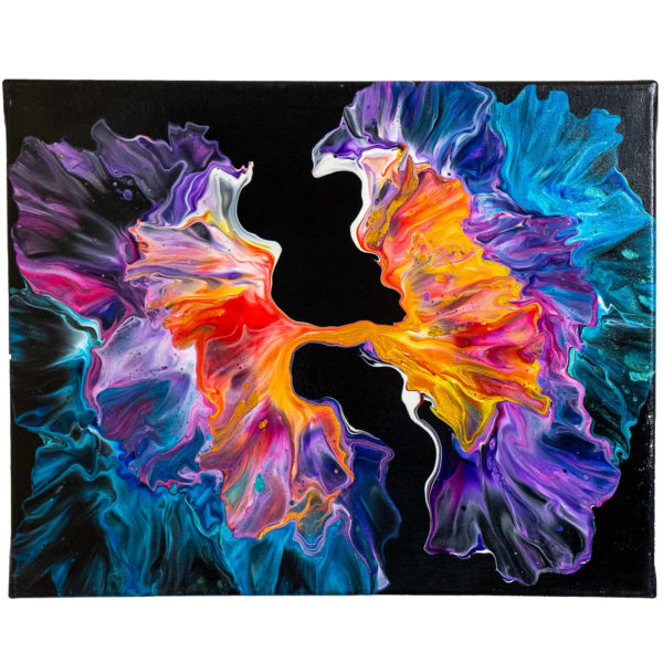 Acrylic Pouring Bild von Bettina Luger - Kreativ mit Betty