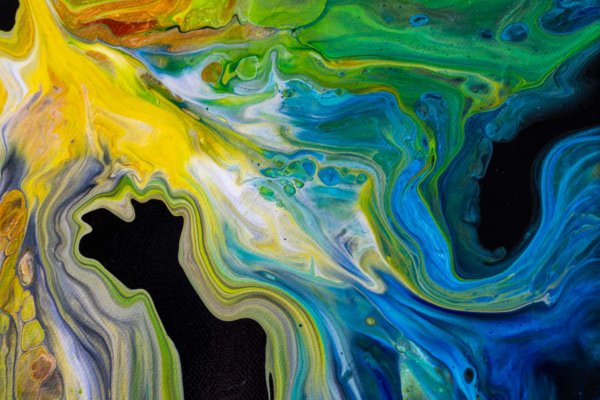 Acrylic Pouring Bild von Bettina Luger - Kreativ mit Betty