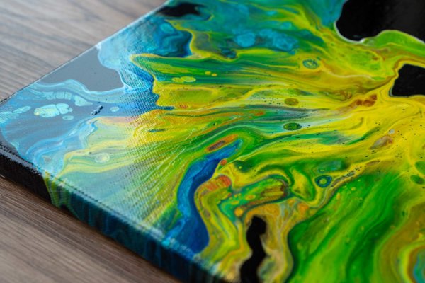 Acrylic Pouring Bild von Bettina Luger - Kreativ mit Betty