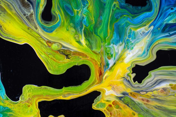 Acrylic Pouring Bild von Bettina Luger - Kreativ mit Betty