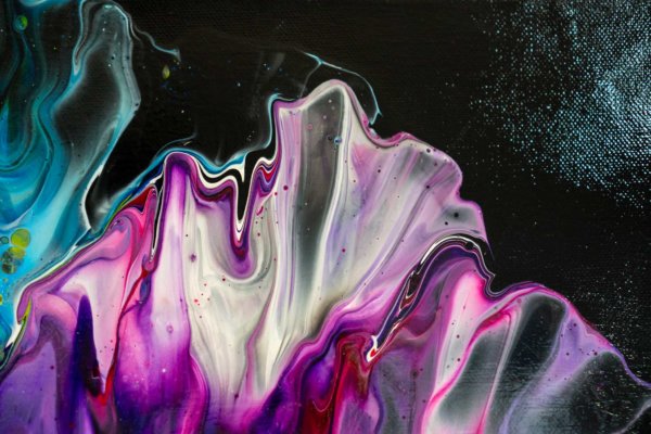 Acrylic Pouring Bild von Bettina Luger - Kreativ mit Betty