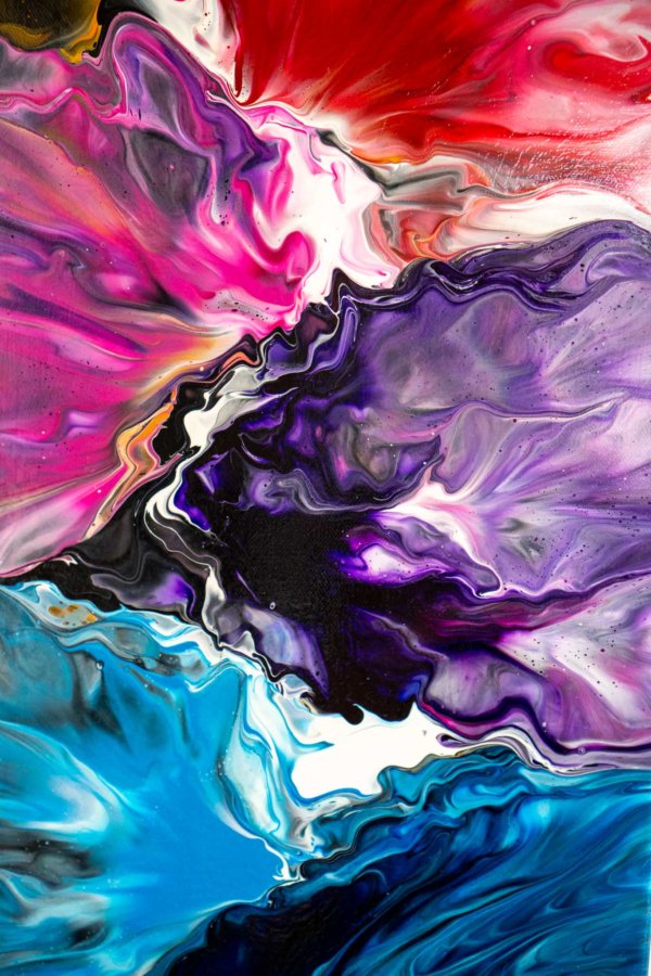 Acrylic Pouring Bild von Bettina Luger - Kreativ mit Betty