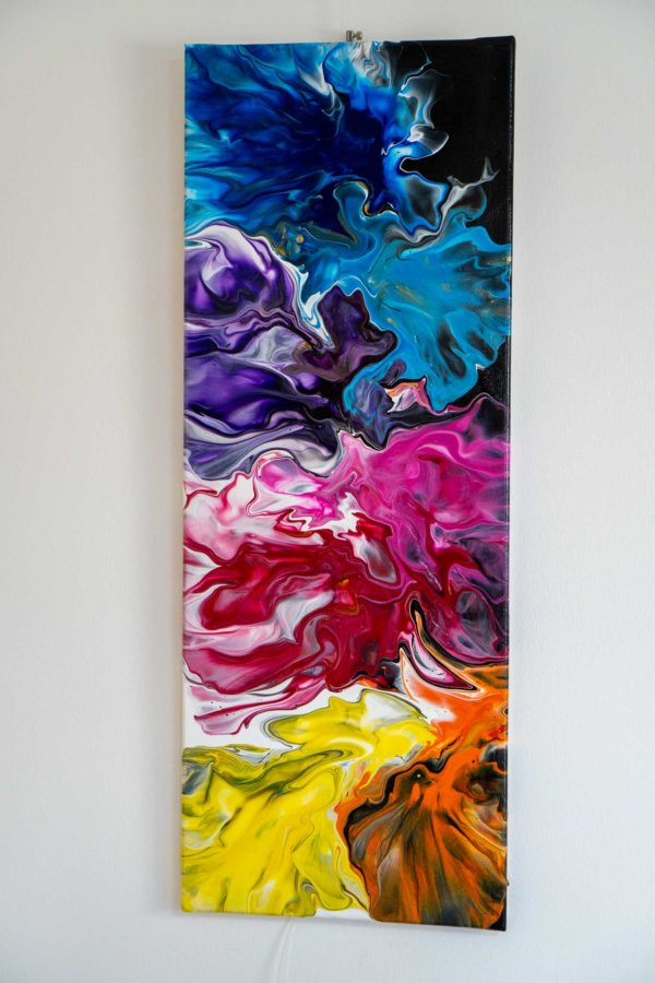 Acrylic Pouring Bild von Bettina Luger - Kreativ mit Betty