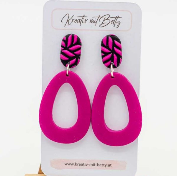 ohrringe pink rosa