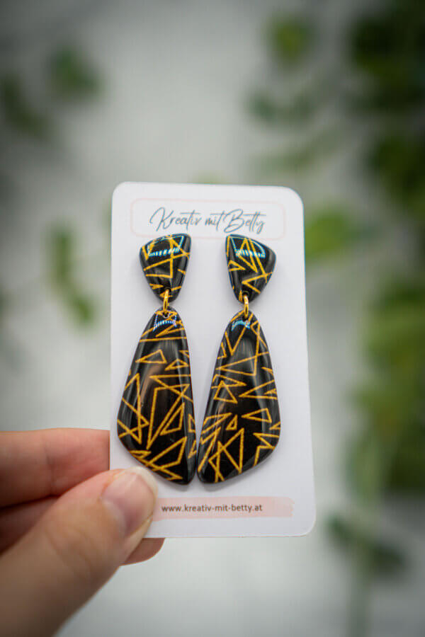 handgemachte ohrringe aus polymer clay von kreativ mit betty