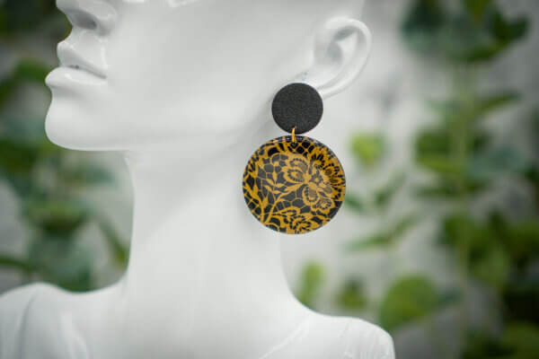 handgemachte ohrringe aus polymer clay von kreativ mit betty