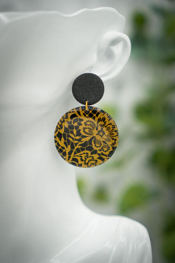 handgemachte ohrringe aus polymer clay von kreativ mit betty