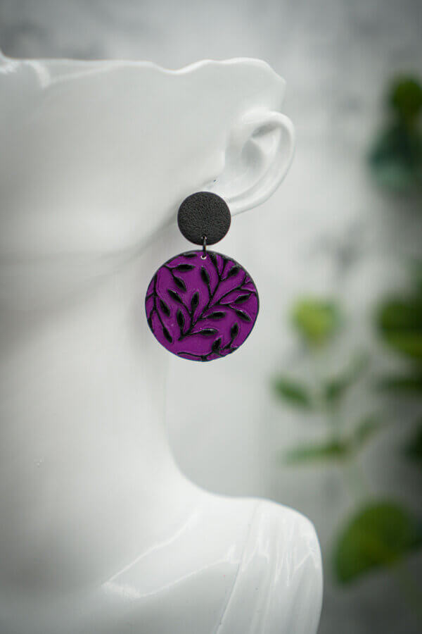 handgemachte ohrringe aus polymer clay von kreativ mit betty