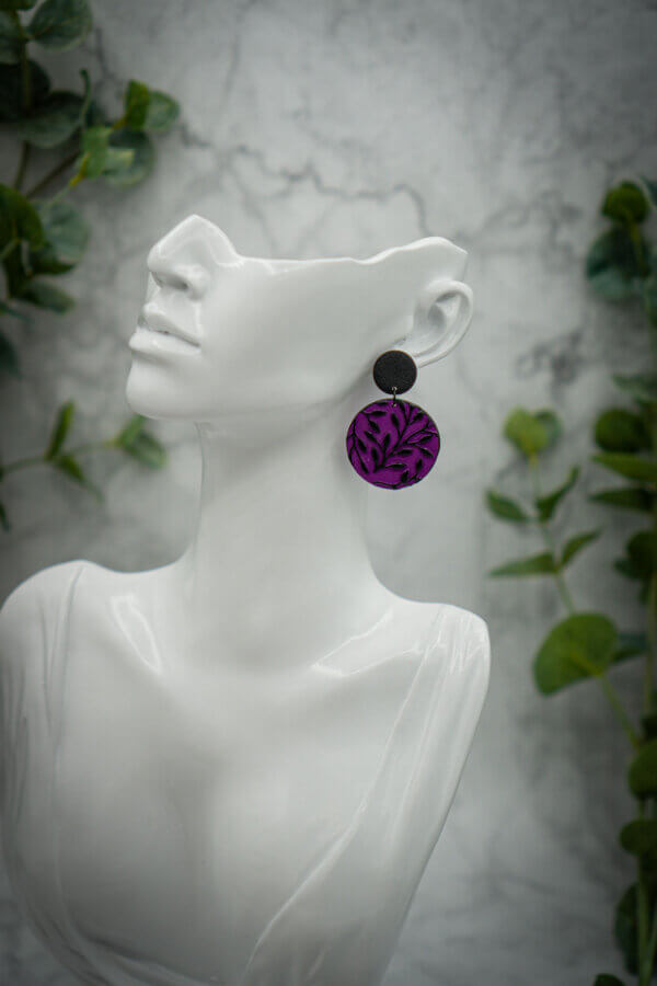 handgemachte ohrringe aus polymer clay von kreativ mit betty