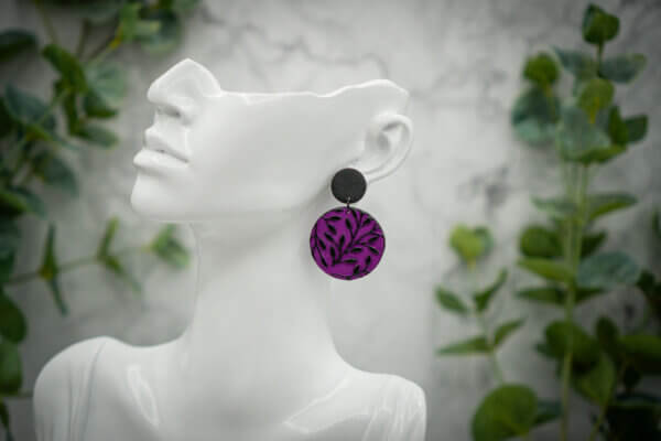handgemachte ohrringe aus polymer clay von kreativ mit betty