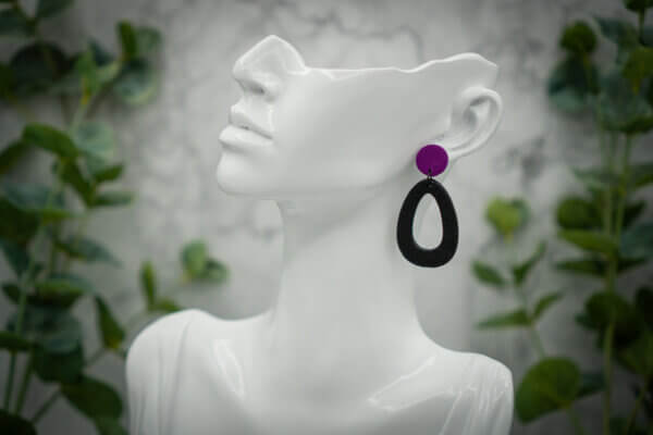 handgemachte ohrringe aus polymer clay von kreativ mit betty
