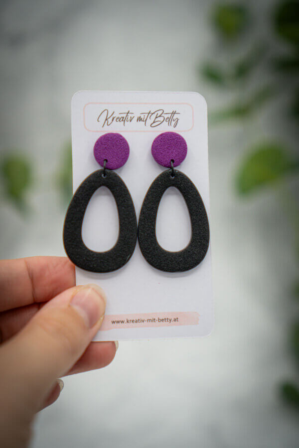 handgemachte ohrringe aus polymer clay von kreativ mit betty