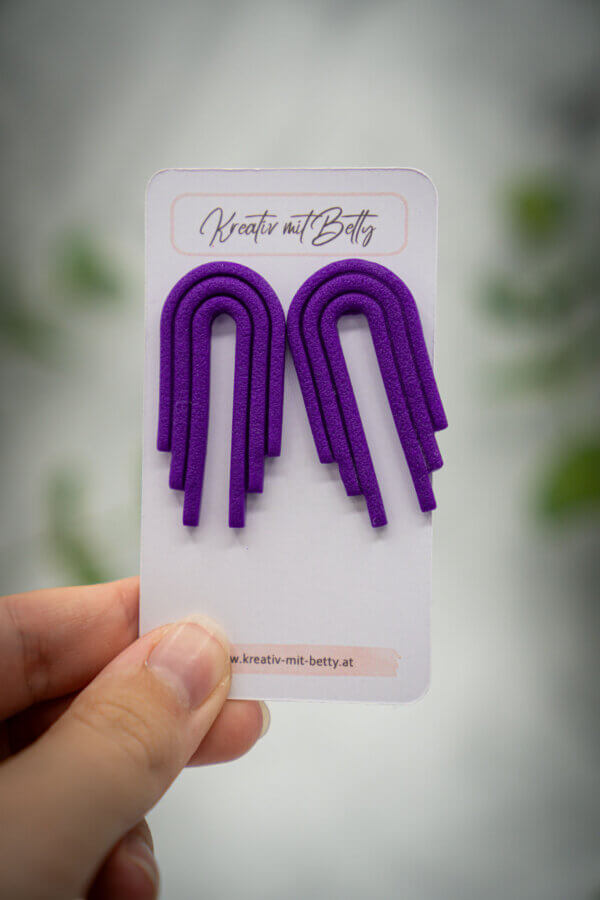 handgemachte ohrringe aus polymer clay von kreativ mit betty