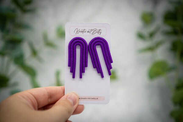 handgemachte ohrringe aus polymer clay von kreativ mit betty