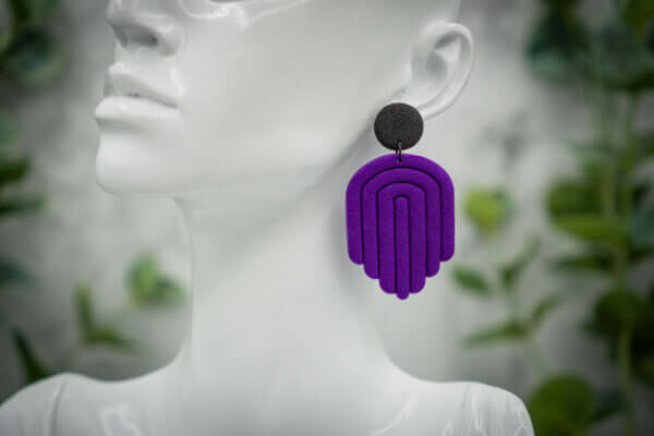 handgemachte ohrringe aus polymer clay von kreativ mit betty