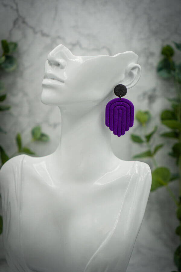 handgemachte ohrringe aus polymer clay von kreativ mit betty