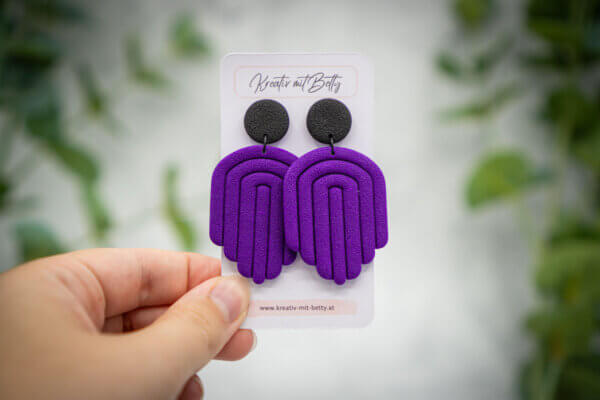handgemachte ohrringe aus polymer clay von kreativ mit betty