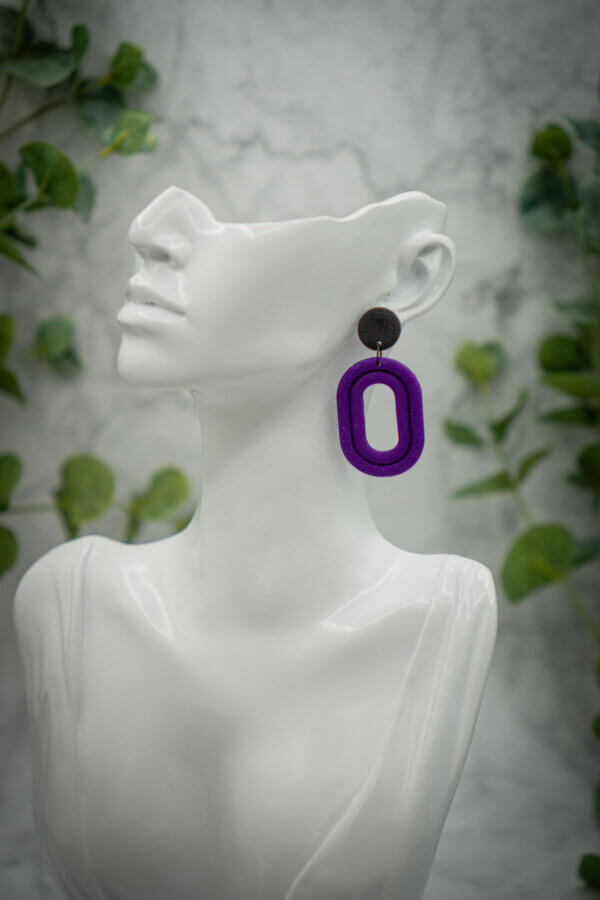 handgemachte ohrringe aus polymer clay von kreativ mit betty