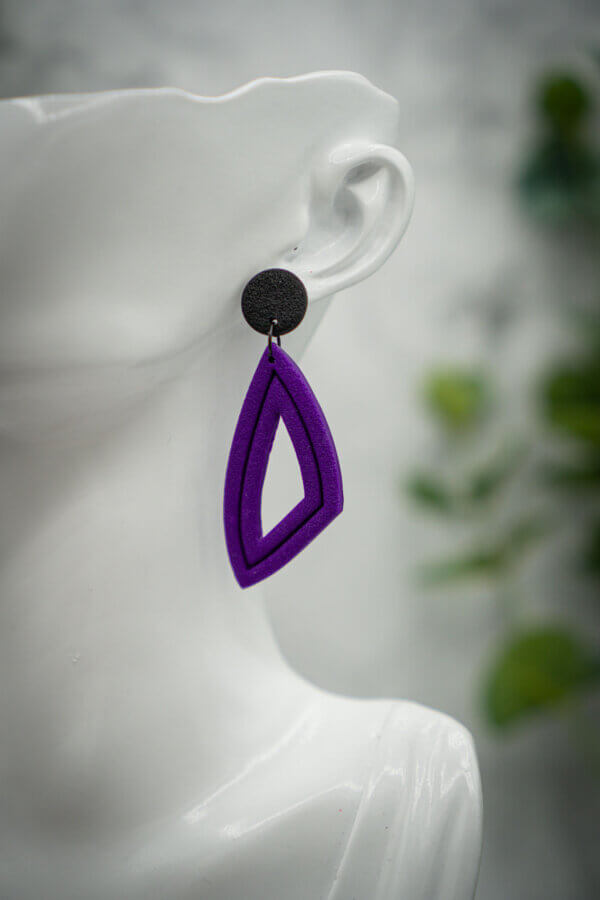 handgemachte ohrringe aus polymer clay von kreativ mit betty