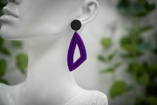 handgemachte ohrringe aus polymer clay von kreativ mit betty