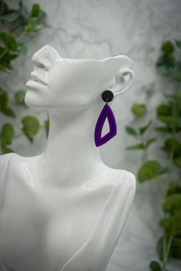 handgemachte ohrringe aus polymer clay von kreativ mit betty