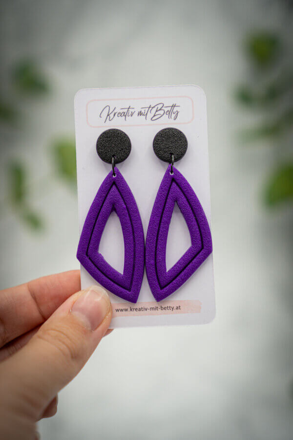 handgemachte ohrringe aus polymer clay von kreativ mit betty