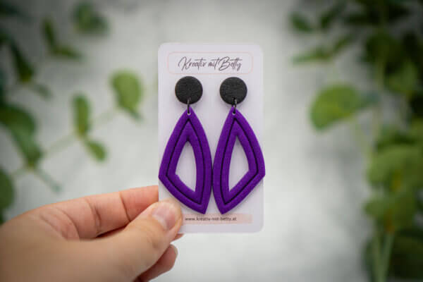 handgemachte ohrringe aus polymer clay von kreativ mit betty