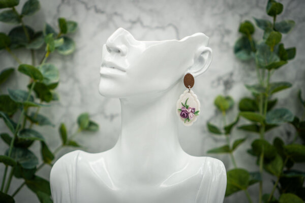 handgemachte ohrringe aus polymer clay von kreativ mit betty