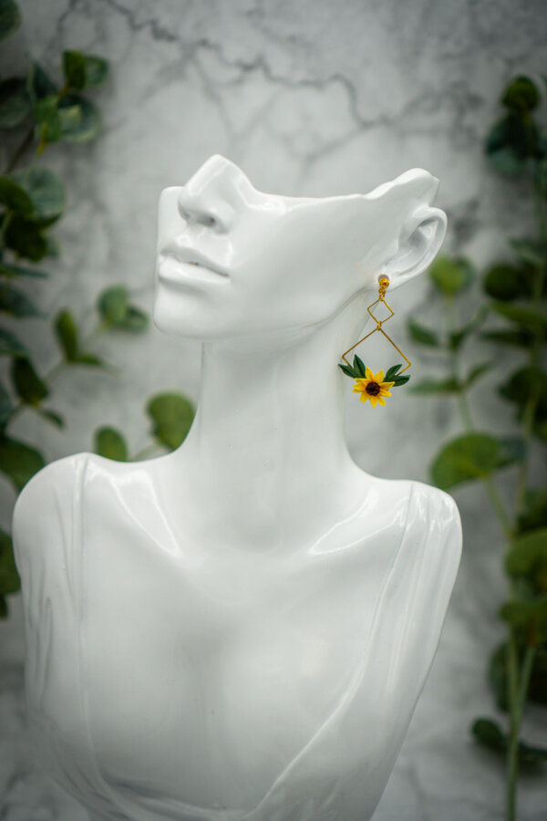 handgemachte ohrringe aus polymer clay von kreativ mit betty