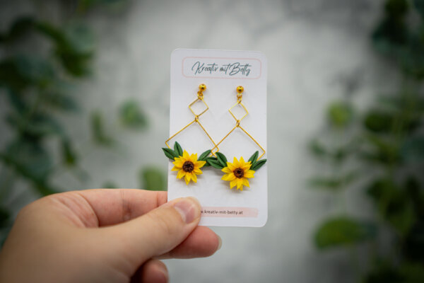 handgemachte ohrringe aus polymer clay von kreativ mit betty